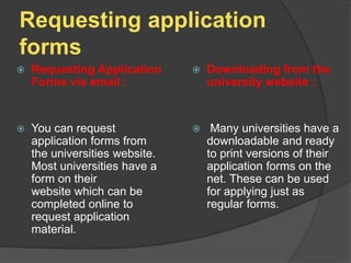 Application process for studying abroad | PPTX