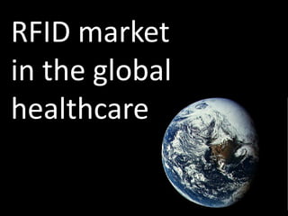 RFID market
in the global
healthcare
 