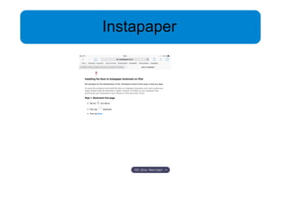 Instapaper 
 