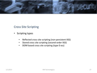 Application security overview | PPTX