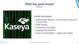 What has gone wrong?
A server was exposed....
 