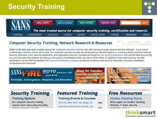 Security Training
 