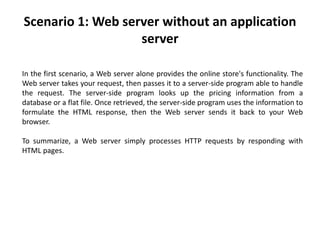Application server vs Web Server | PPTX
