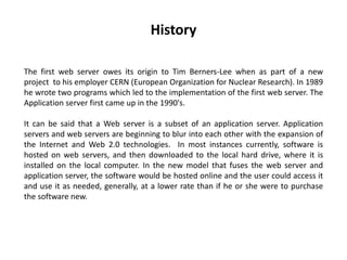 Application server vs Web Server | PPTX