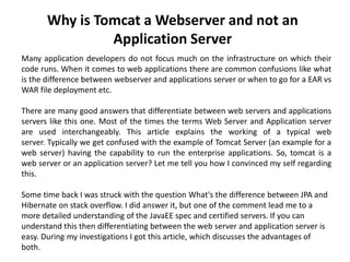Application server vs Web Server | PPTX