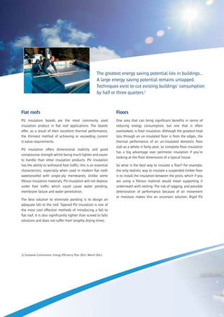 Applications for polyurethane insulation | PDF