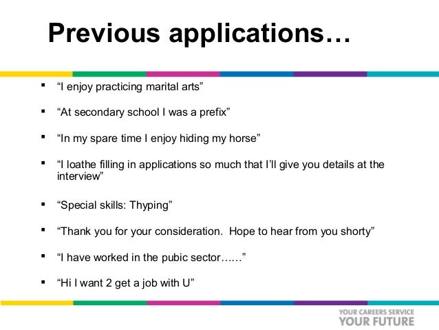 application skills session nov 2012 special skills for application
