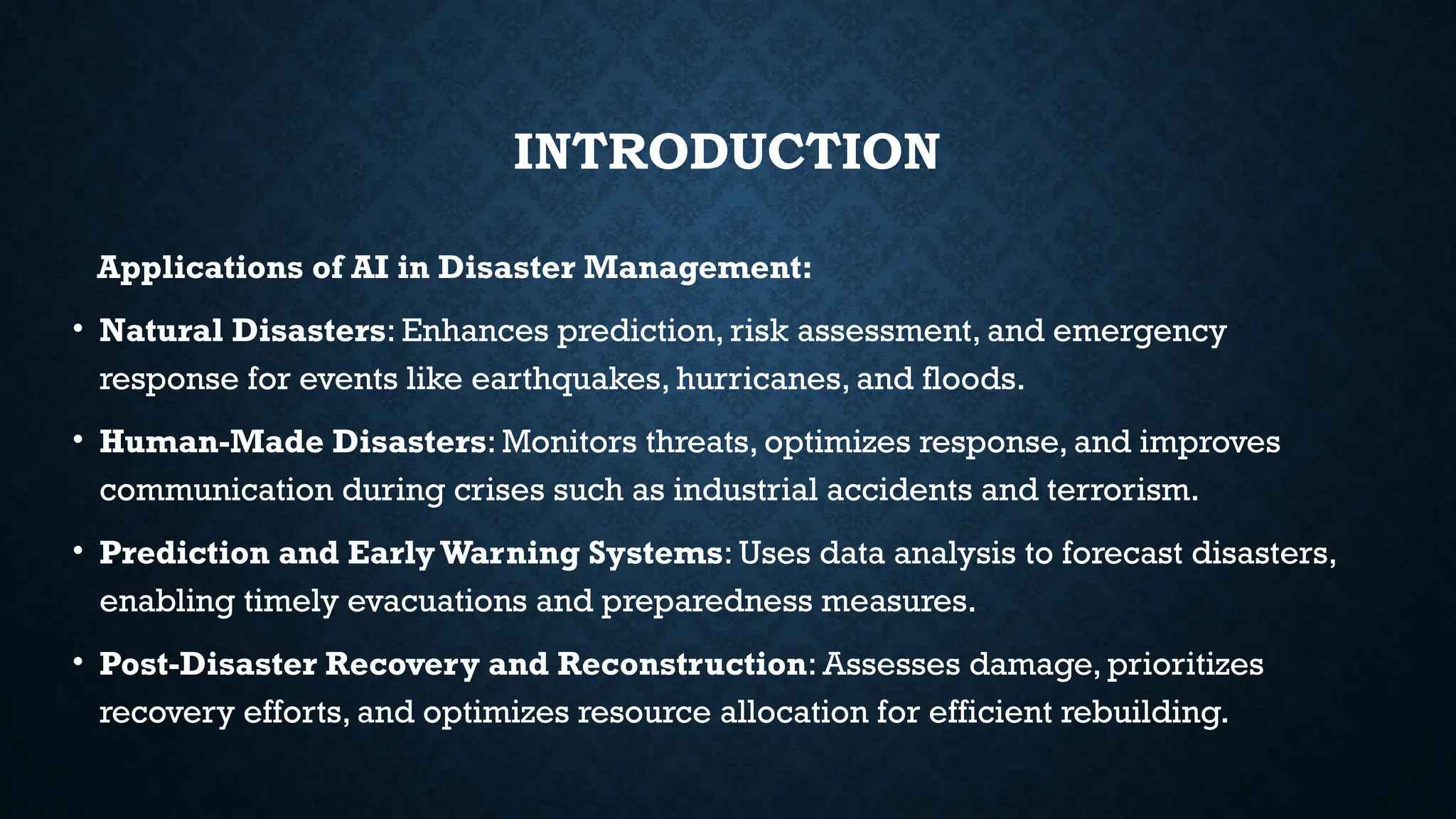 Applications of AI in Disasester Management.pptx