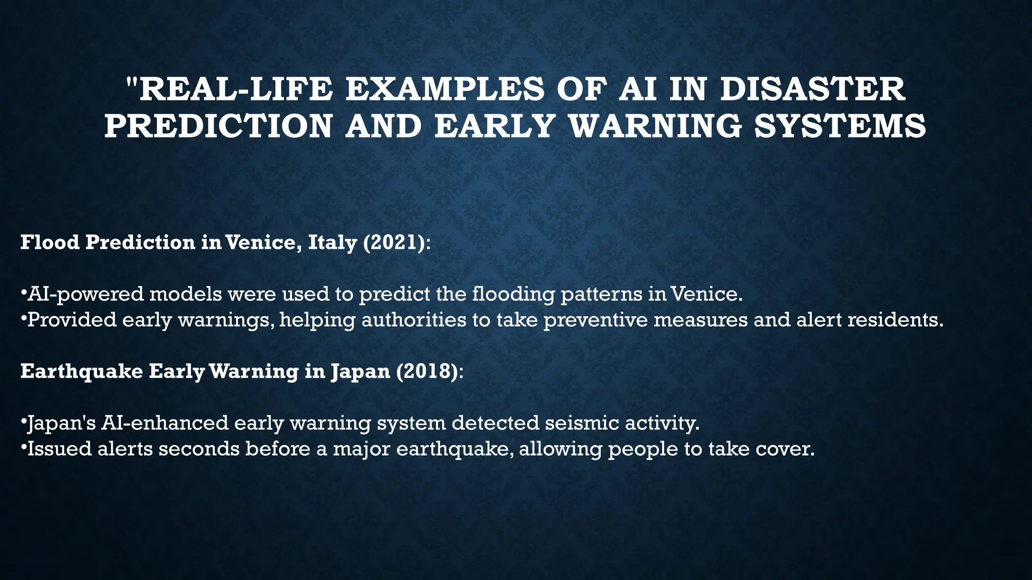 Applications of AI in Disasester Management.pptx