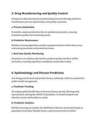 Applications of Artificial Intelligence in Pharma and Biomedicine | PDF