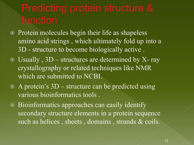 Applications of bioinformatics, main by kk sahu | PPT