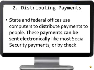 Applications of computers in law enforcement and government | PPTX