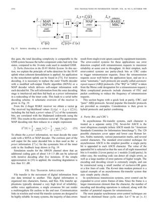 Applications of Error Control Coding | PDF