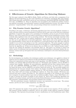 Applications of genetic algorithms to malware detection and creation ...