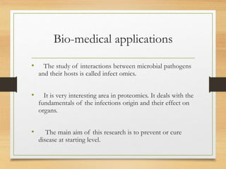 Applications of genomics and proteomics ppt | PPTX