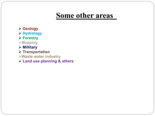 APPLICATIONS OF GIS IN REMOTE SENSING | PPTX