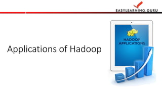 Applications of Hadoop
 