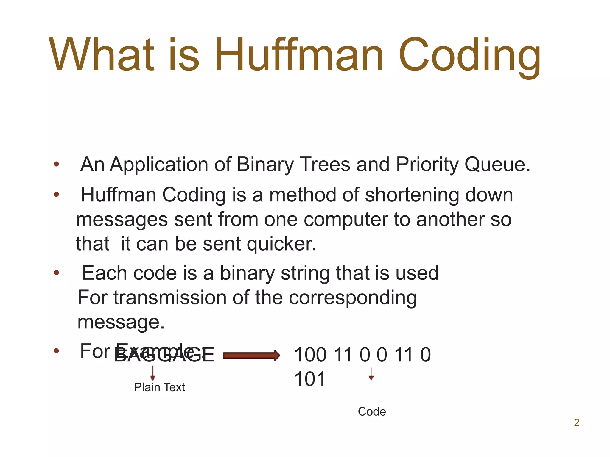 Applications of huffman coding dcdr | PPT