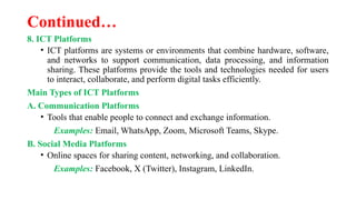 APPLICATIONS OF ICT for BS Students (Lecture 01) | PPTX