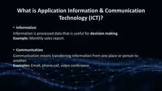 Communication Application Ict Applications of Information and Communication Technologies.pdf