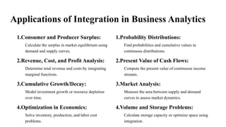 Profity Integration Applications of integration mathematics .pptx