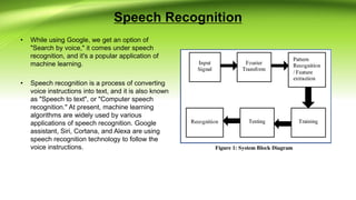 Applications of machine learning | PPTX