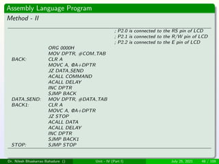 Applications of Microcontroller 8051 | PDF