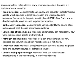 Applications of Molecular Biology for infectious diseases.pptx
