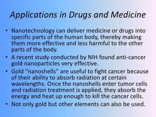 Applications of nanobiotechnology in medicine | PPT