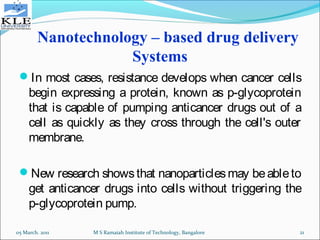 Applications of nanotechnology in drug delivery and bio medical | PPT