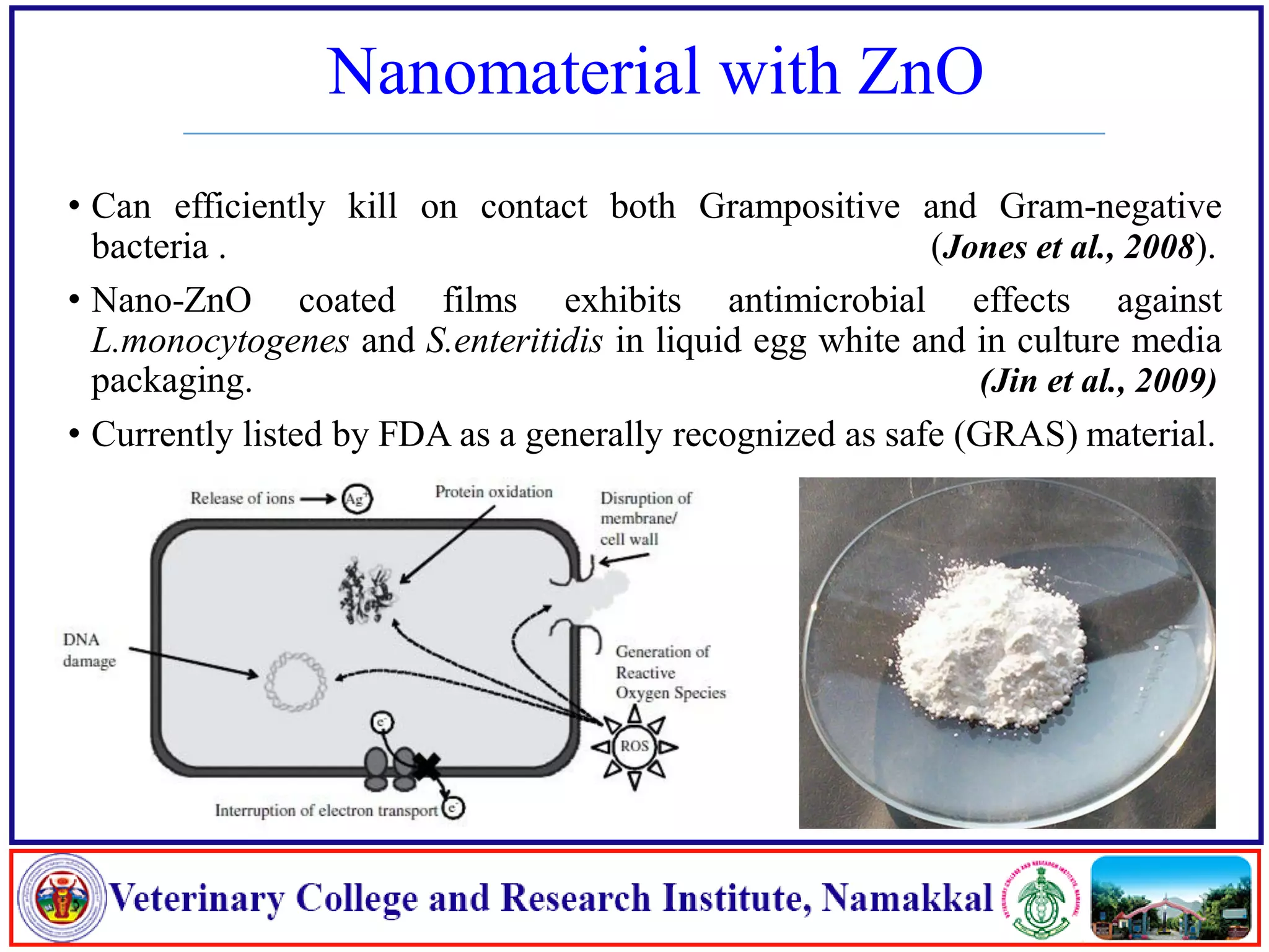 Applications of nanotechnology in food packaging and food safety | PDF