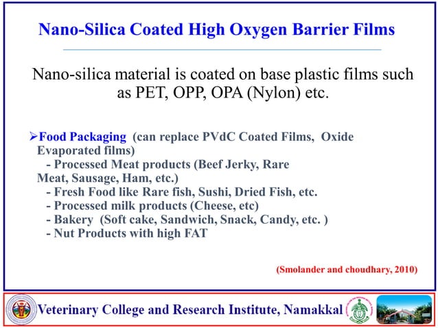 Applications of nanotechnology in food packaging and food safety | PDF