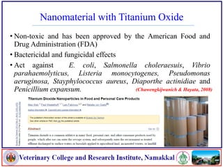 Applications of nanotechnology in food packaging and food safety | PDF