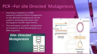 Applications of pcr | PPTX