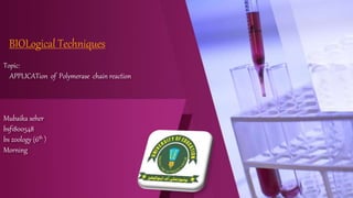 Applications of pcr | PPTX