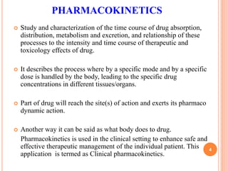 Applications of pharmacokinetics in new drug development,dosage form ...