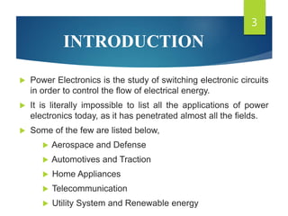Applications of power electronics in HVDC | PPTX