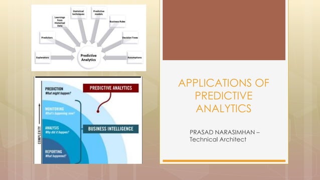 Application of predictive analytics | PPTX