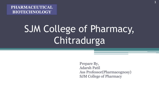 Applications of rdna technology in medicines | PPTX | Biotech and ...