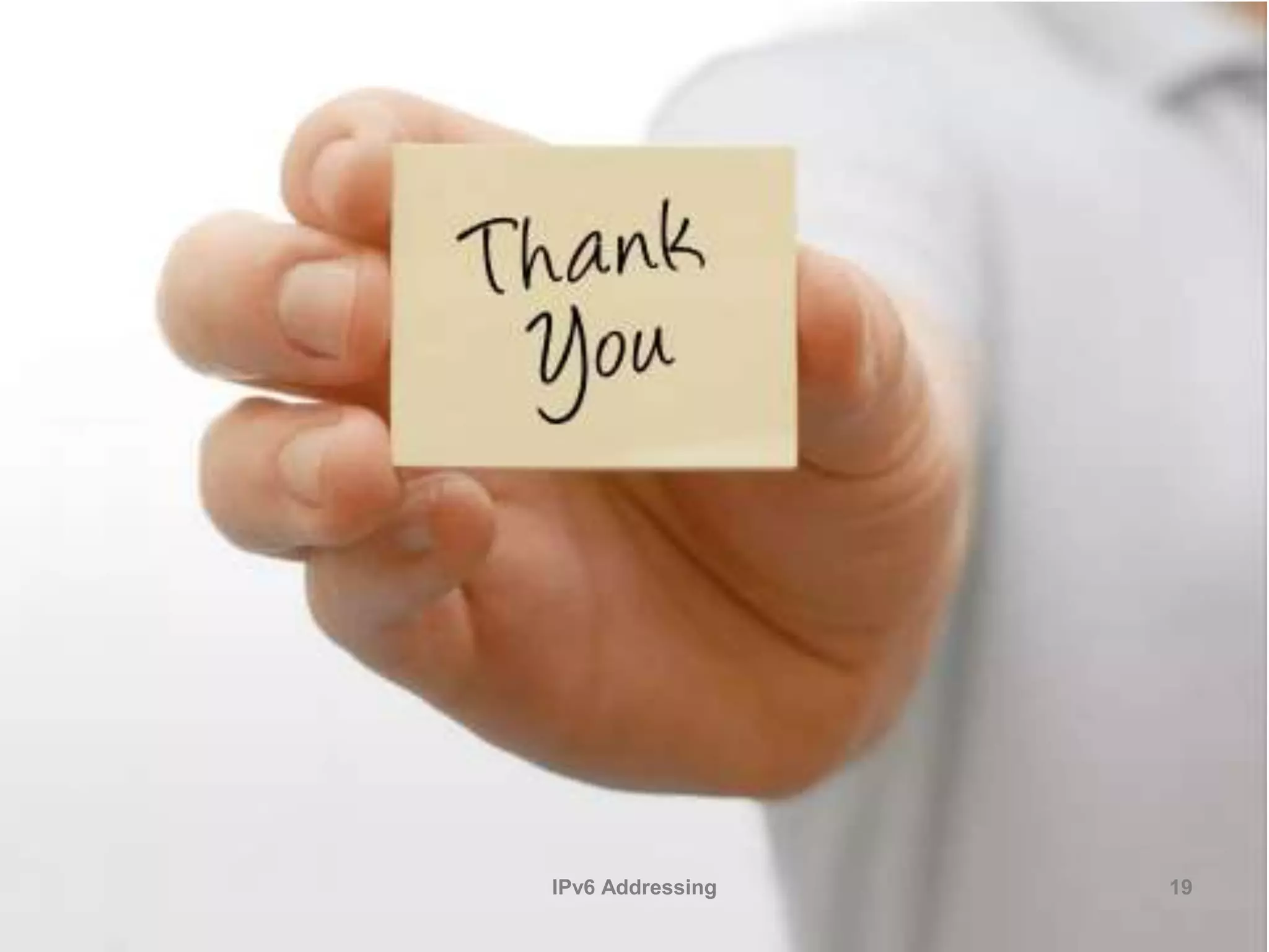 ssssss
19IPv6 Addressing
 