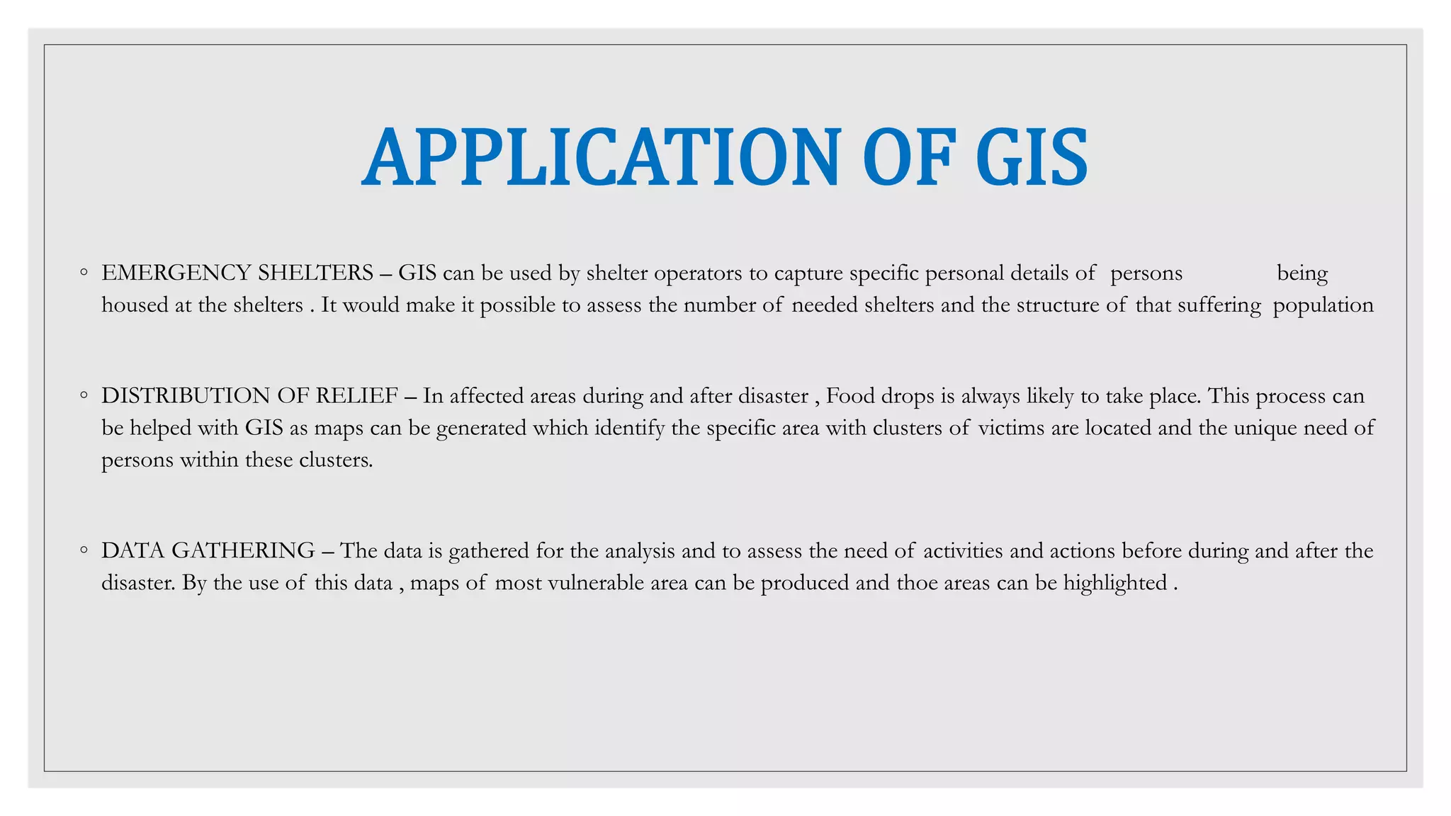 Applications of remote sensing and gis | PPTX | Geography | Science