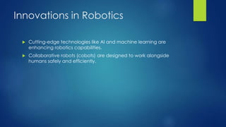 Applications of Robots in Manufacturing. | PDF