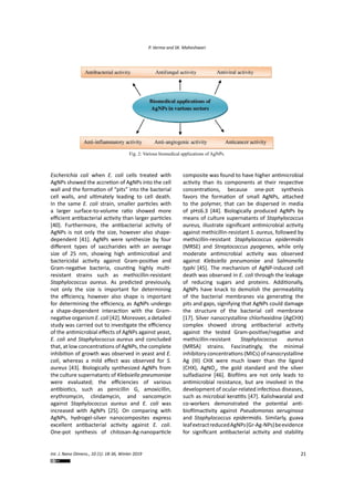 Applications of silver nanoparticles in diverse sectors | PDF