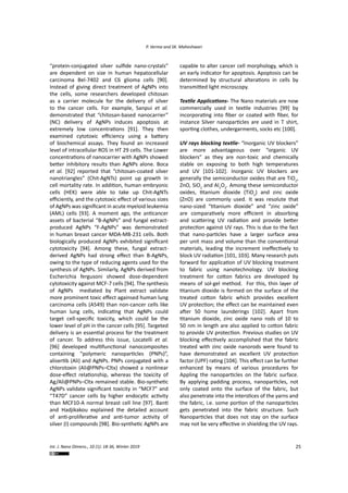 Applications of silver nanoparticles in diverse sectors | PDF