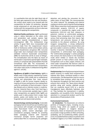 Applications of silver nanoparticles in diverse sectors | PDF