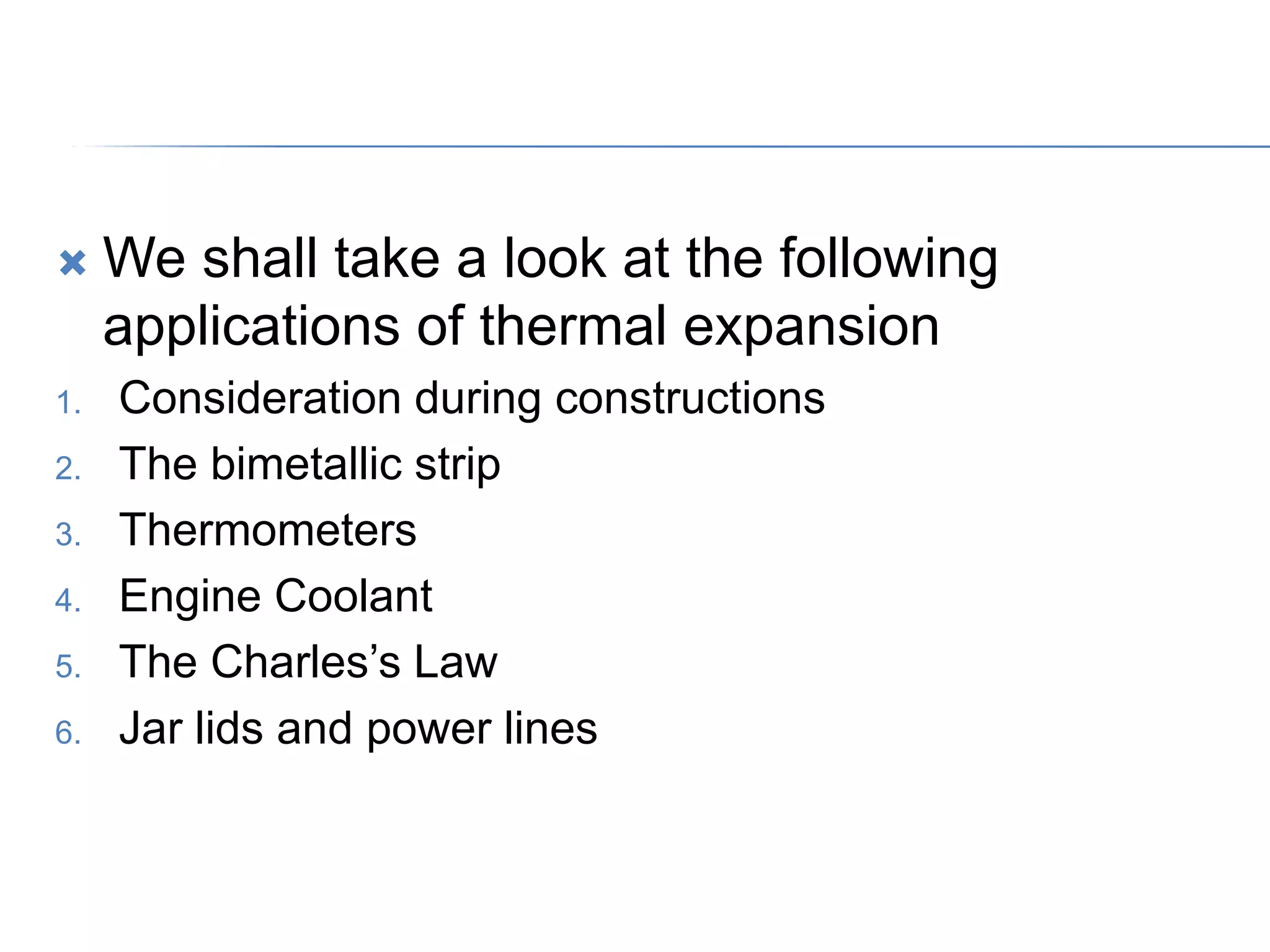 Applications of Thermal Expansion | PPTX
