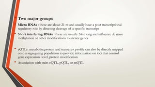 Post Modern Transcript Analysis Applications of transcriptomice s in modern biotechnology 2 | PPTX