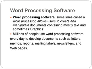Application software | PPTX
