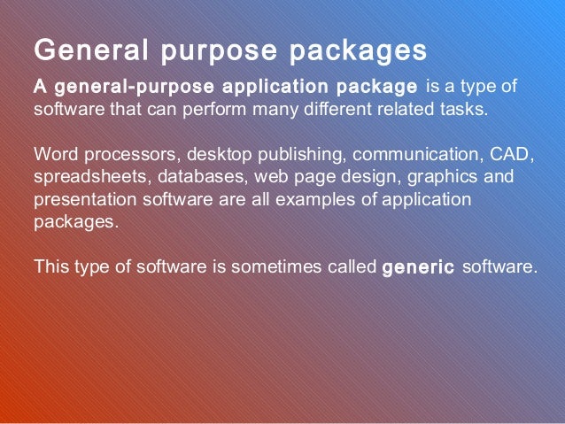 Application Software Application Software