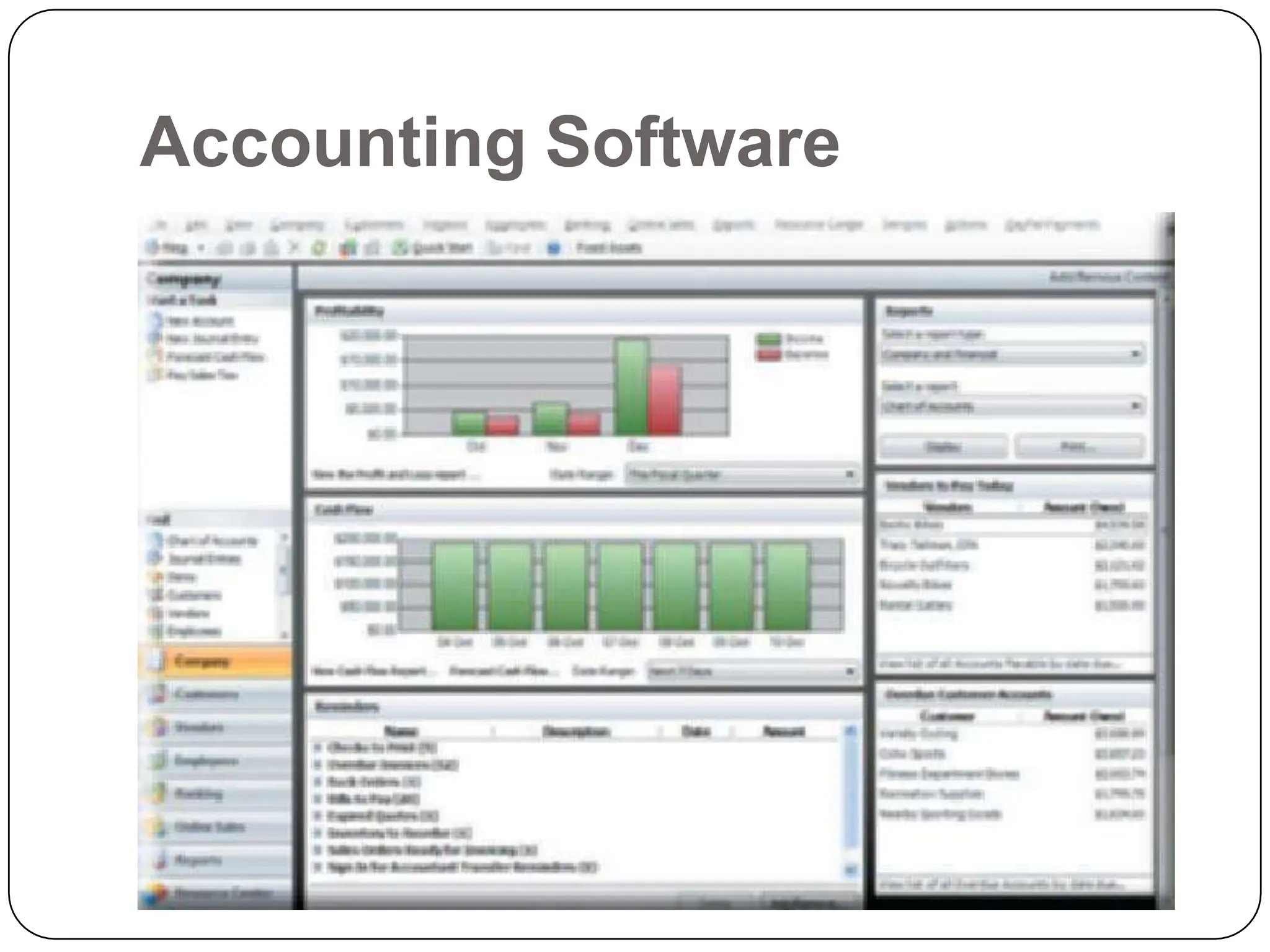 Accounting Software
 